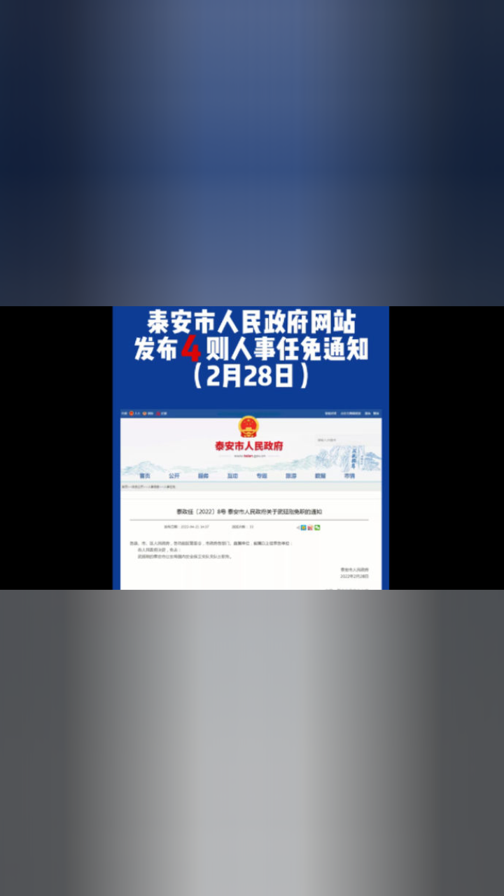 泰安市政府人事任免动态揭晓，最新人事调整一览（29日更新）